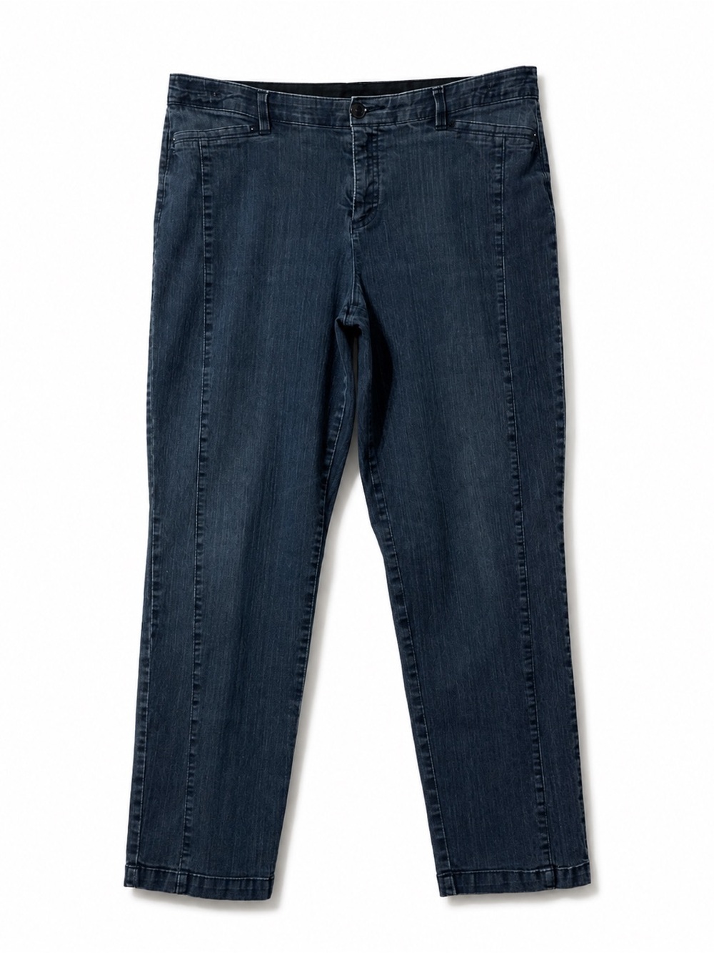 Khakis & Company Easy Waist Stretchy Jeans Women’s Size 12 Straight Le